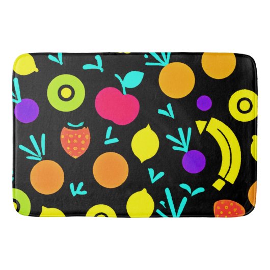 Tapis De Bain Fiesta aux fruits lumineux (Devant)