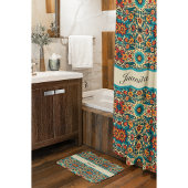 Tapis De Bain Fiesta Blooms personnalisable