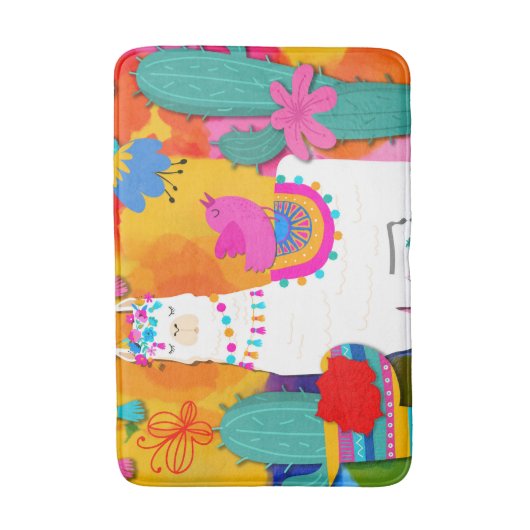 Tapis De Bain Fiesta Llama (Devant (Vertical))