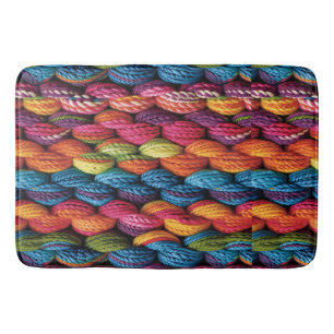 Tapis De Bain Fil arc-en-ciel brillant