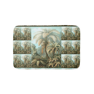 Tapis De Bain Filicinae par Ernst Haeckel, Plantes Vintages de l