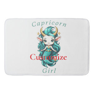 Tapis De Bain Fille Capricorne Sirène Thunder_Cove