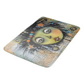Tapis De Bain Fille Dame d'art Collage 7 (Angle)