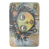 Tapis De Bain Fille Dame d'art Collage 7 (devant Vertical)