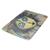 Tapis De Bain Fille de l'art du collage 5 (Angle)