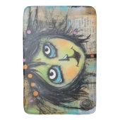 Tapis De Bain Fille de l'art du collage 5 (devant Vertical)