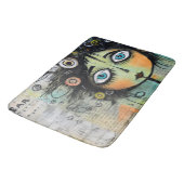 Tapis De Bain Fille de l'art du collage 8 (Angle)