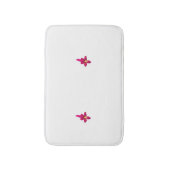 Tapis De Bain Fille Design, Or Léger, Rouge Purplish (Devant (Vertical))