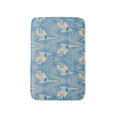 Tapis De Bain Fille glamour : motif sans couture stylisée. (Devant (Vertical))