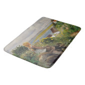 Tapis De Bain Fille perdue dans la pensée (par H.A. Brendekilde) (Angle)