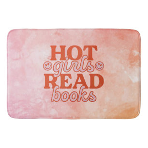 Tapis De Bain Filles Chaudes Lisent Des Livres