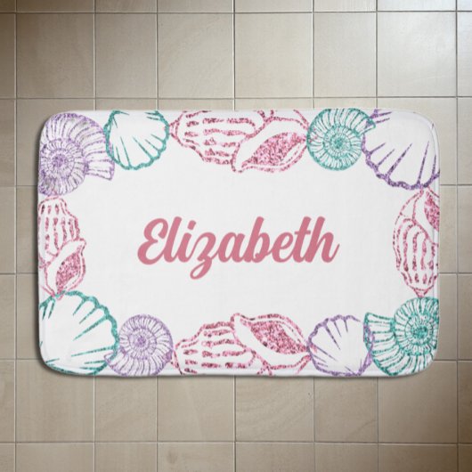 Tapis De Bain Filles de coquillages