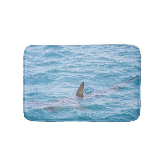 Tapis De Bain Fin de requin en mer (Devant)