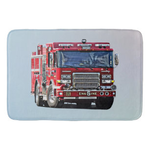 Tapis De Bain Fire Engine