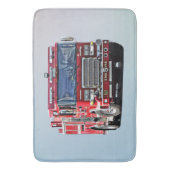 Tapis De Bain Fire Engine (devant Vertical)