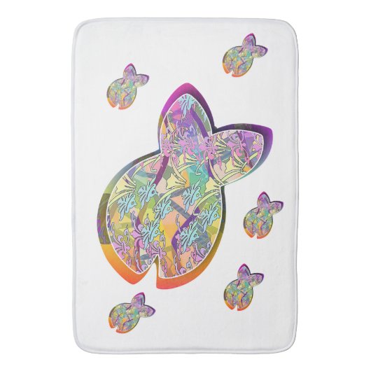 Tapis De Bain Fishy Fishy (devant Vertical)