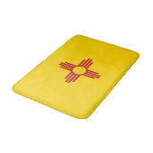 Tapis De Bain Flag du Nouveau-Mexique (Angle)