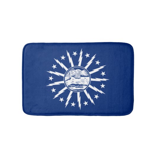 Tapis De Bain Flag of Buffalo, New York Bath Mat (Devant)