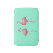 Tapis de bain Flamant rose (Devant (Vertical))