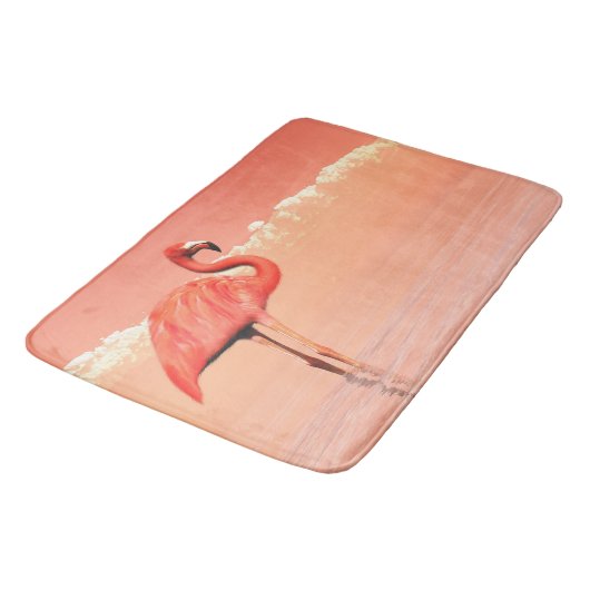 Tapis De Bain Flamant rose (Angle)