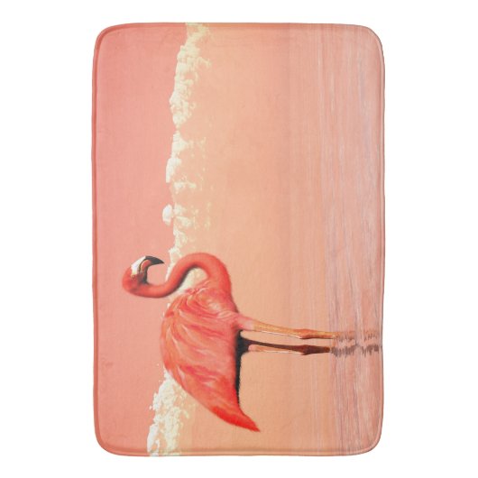 Tapis De Bain Flamant rose (devant Vertical)
