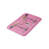 Tapis De Bain Flamant rose Boire Martini Thunder_Cove (Angle)