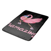 Tapis De Bain Flamant rose Cool Flamazing Dabbing (Angle)