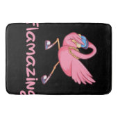 Tapis De Bain Flamant rose Cool Flamazing Dabbing (Devant)