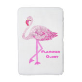 Tapis De Bain Flamant rose gloire (Devant (Vertical))