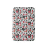 Tapis De Bain Flamant rose motif sans couture avec arrière - pla (Devant (Vertical))