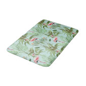 Tapis De Bain Flamant rose rose tropical (Angle)