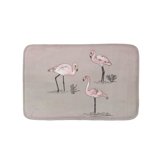 Tapis De Bain Flamants roses (Devant)