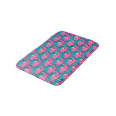 Tapis De Bain Flamants roses de néon (Angle)