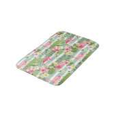 Tapis De Bain Flamants roses Et Grèves (Angle)