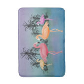 Tapis De Bain Flamants roses fabuleux (Devant (Vertical))