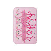 Tapis De Bain Flamants roses roses (Devant (Vertical))