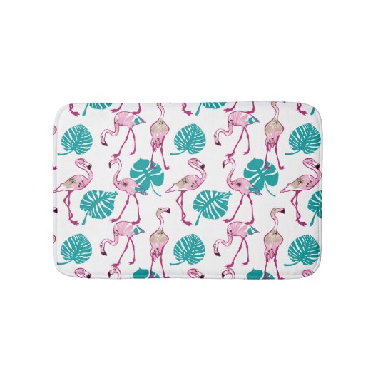 Tapis De Bain Flamants roses roses (Devant)