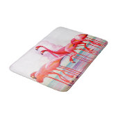 Tapis De Bain Flamants roses roses par Francis Lee Jaques (Angle)