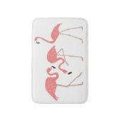 Tapis De Bain Flamants roses roses Tropical Whimsy (Devant (Vertical))