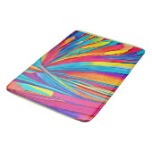 Tapis De Bain Flambée Abstraite de couleur (Angle)