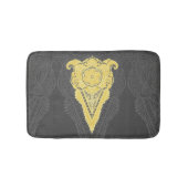 Tapis De Bain flamme dorée ornementale (Devant)