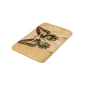 Tapis De Bain Flapper Butterfly Flying Woman Illustration (Angle)
