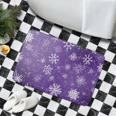 Tapis De Bain Flèche blanche Améthyste violet
