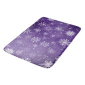 Tapis De Bain Flèche blanche Améthyste violet (Angle)