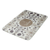 Tapis De Bain Flèche géométrique Boho Blanc Personnalisé (Angle)