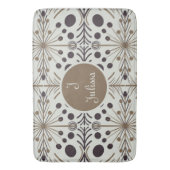 Tapis De Bain Flèche géométrique Boho Blanc Personnalisé (devant Vertical)