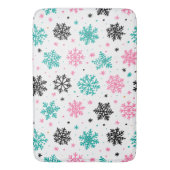 Tapis De Bain Flèches de neige rétro (devant Vertical)