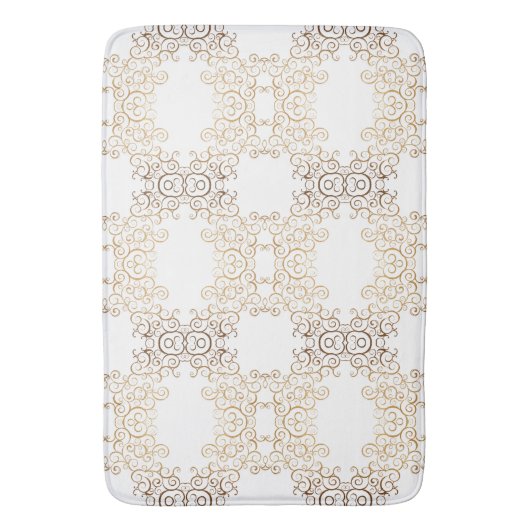 Tapis De Bain Flèches d'or Arabesque (devant Vertical)