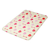 Tapis de bain Flèches et Fleurs d'Amour (Angle)