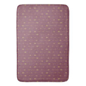 Tapis De Bain Flèches tendance violet et or Boho (devant Vertical)